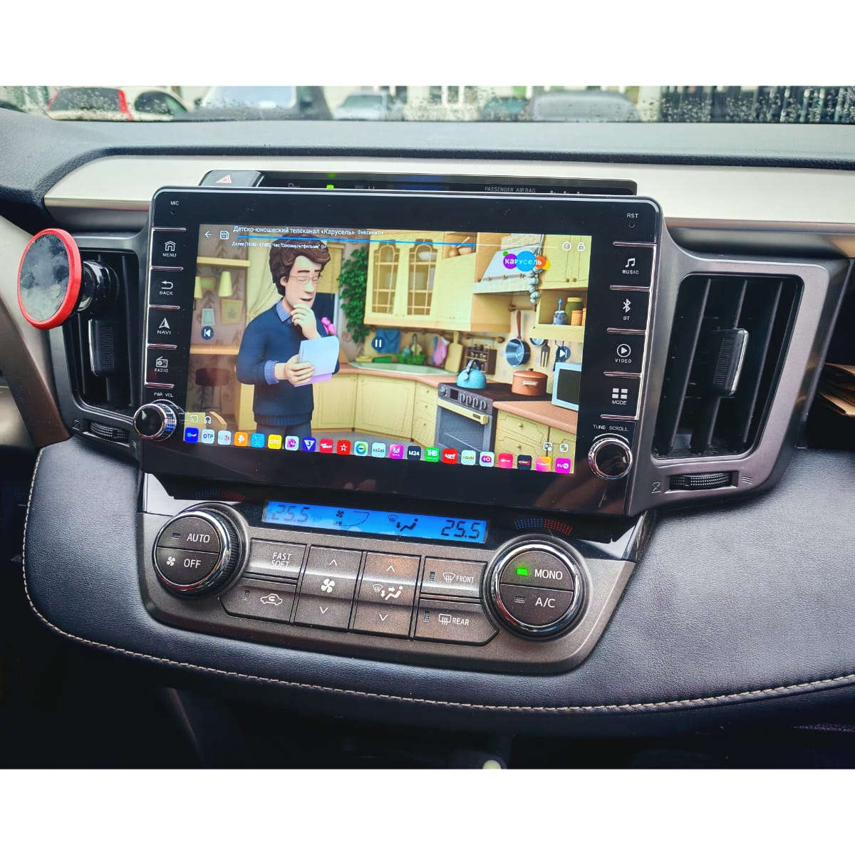 Штатная магнитола с физическими крутилками для Toyota RAV4 2013-2019 Airoc AB-1110