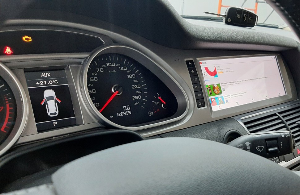 Магнитола на Android для Audi Q7 3G 2005-2015 Radiola RDL-8802 (штатный дисплей монохромный)