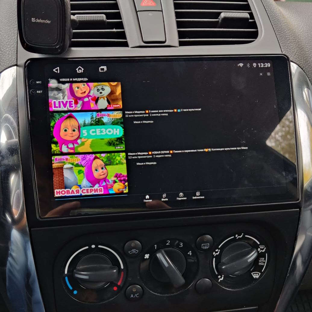 Штатная магнитола FarCar TM124M S500+ Suzuki Sx-4 2006-2014