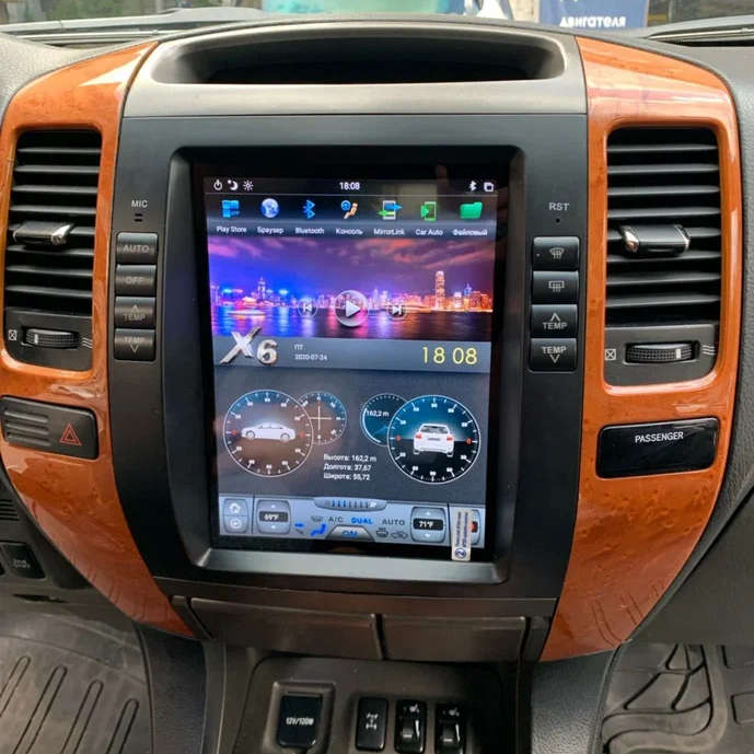 Магнитола Tesla CarMedia ZF-1116-GE Toyota LC Prado 120 2002+ (все комплектации)