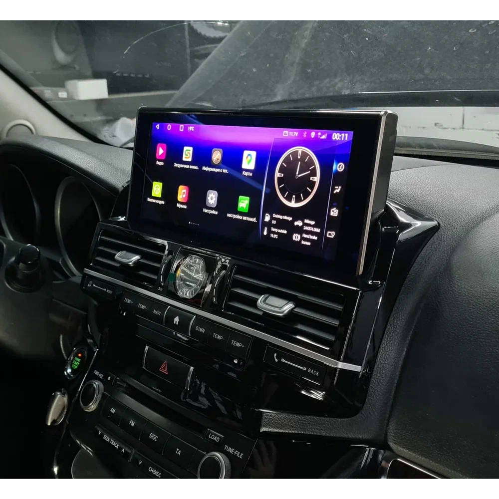 Магнитола в стиле Лексус Kuberg ZH-T1206X для Toyota LC 200 2007-2015 Top