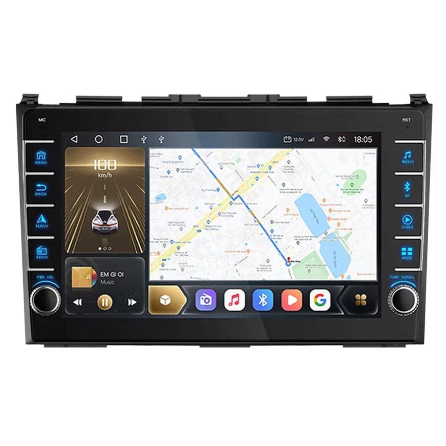 Магнитола Carmedia OL-9640-N с физ. кнопками для Honda CRV III 2006-2012 (RE)