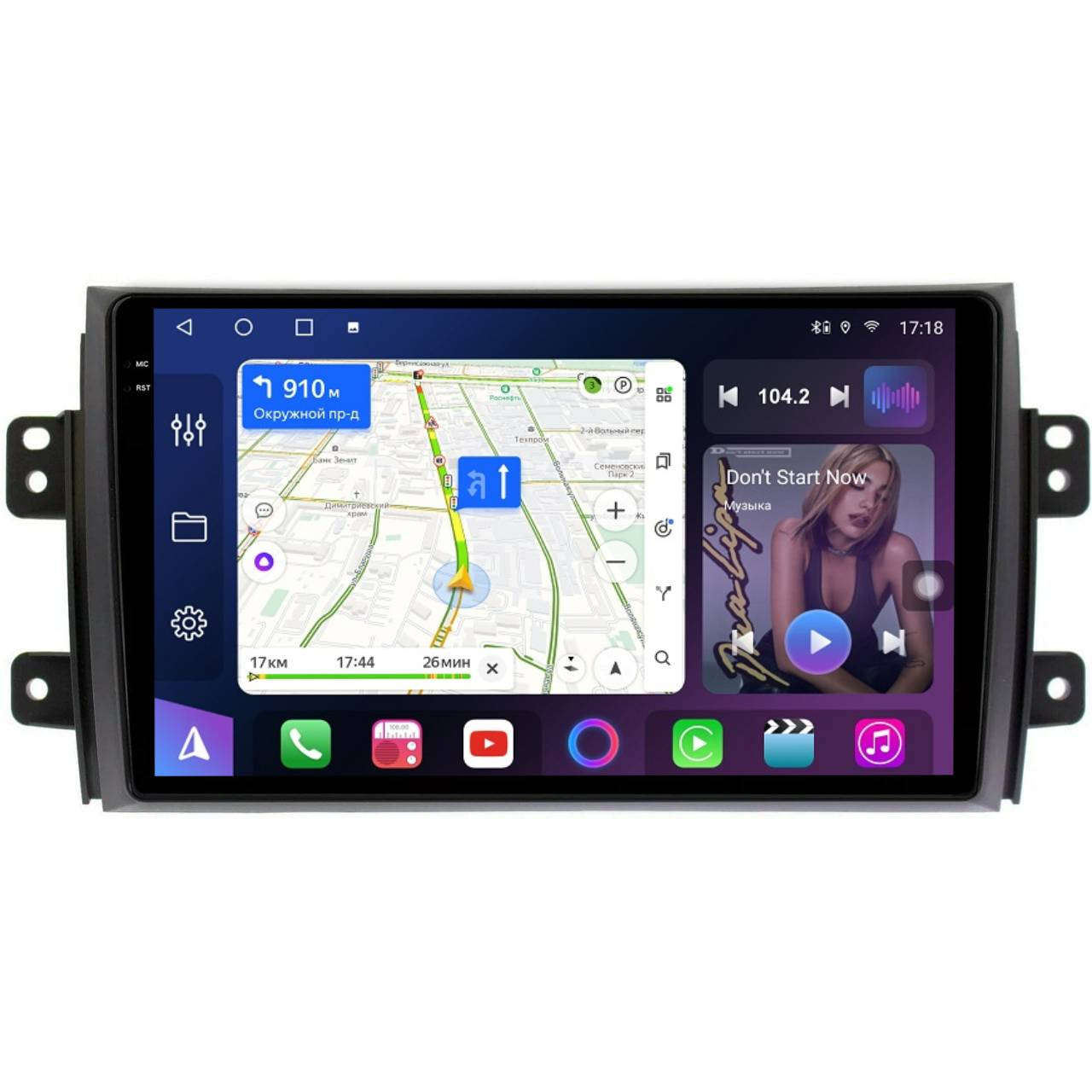 Магнитола FarCar S500 Plus 2K GX/XXL124M для Suzuki SX4 2006-2014