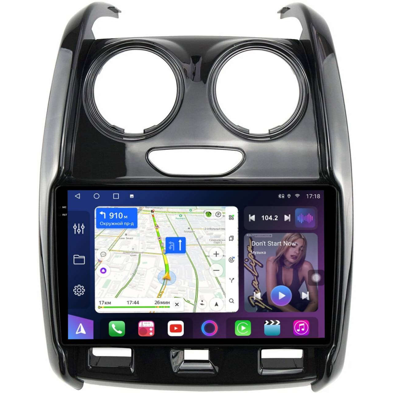 Магнитола FarCar S500 Plus 2K GX/XXL3008M для Renault Duster 2015-2020, Lada Largus 2021+