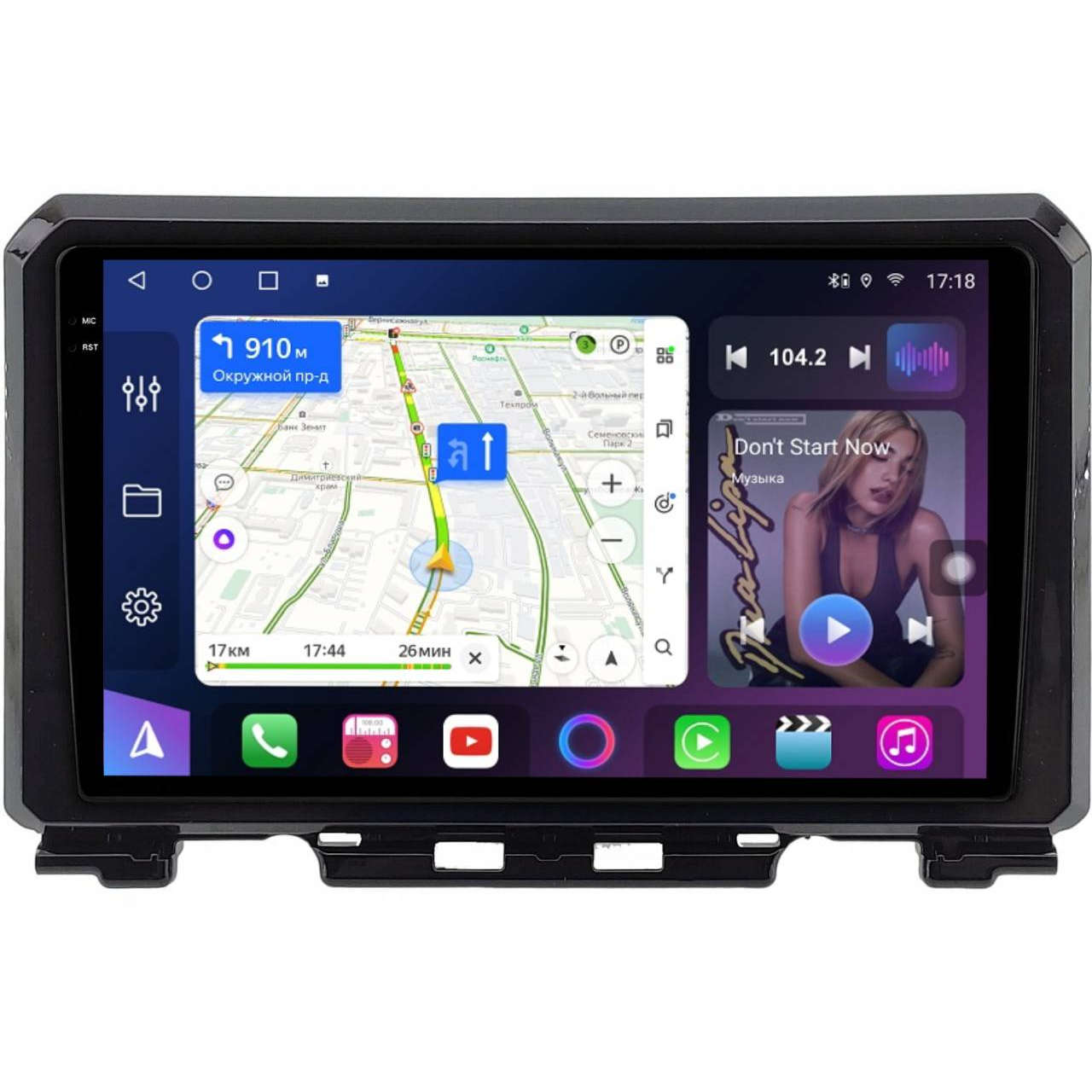 Магнитола FarCar S500 Plus 2K GX/XXL3071M для Suzuki Jimny 2019+