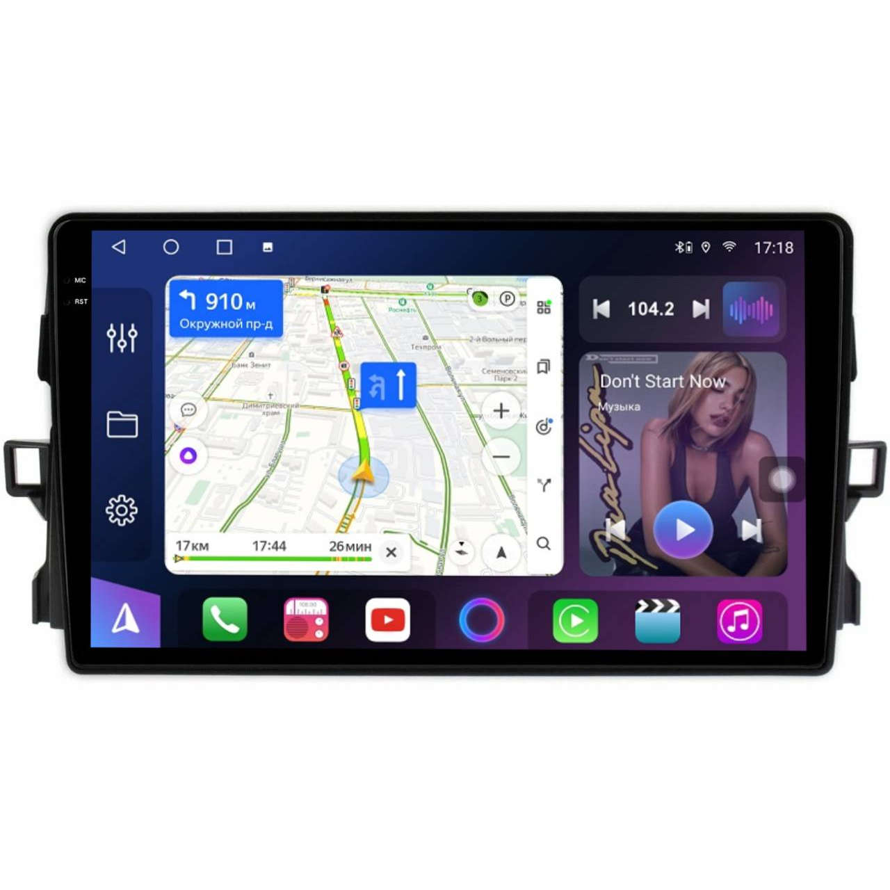 Магнитола FarCar S500 Plus 2K GX/XXL3024M для Toyota Auris 2006-2012