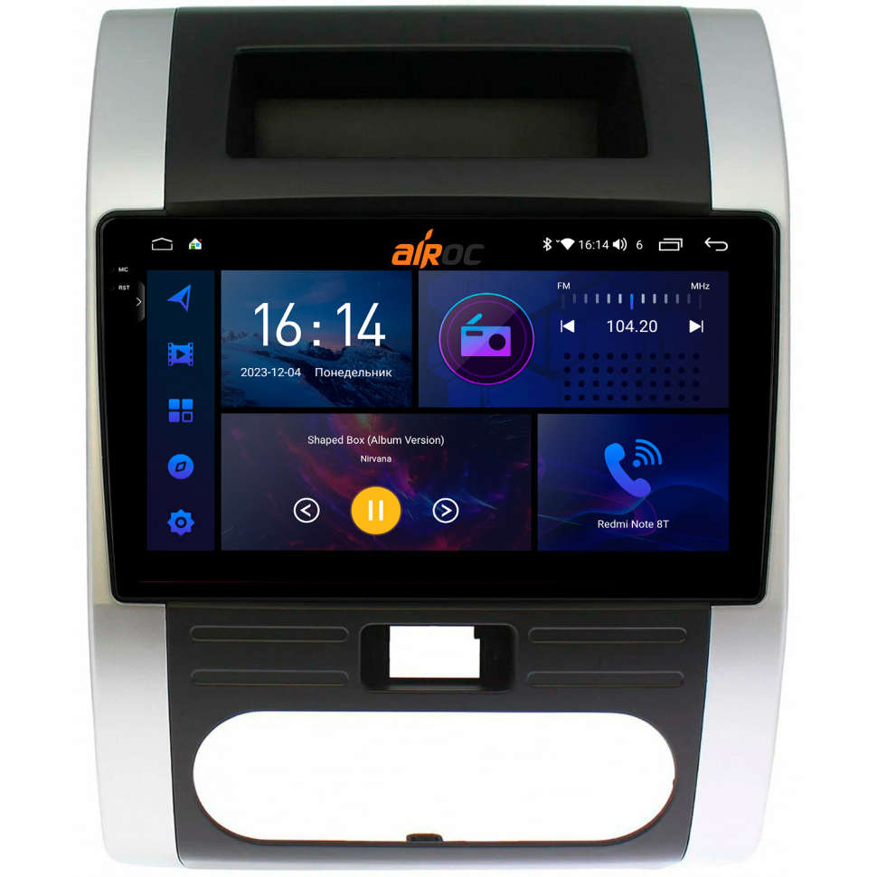 Магнитола Airoc (Roximo) 2K RI-1207 для Nissan X-Trail T31 2007-2015