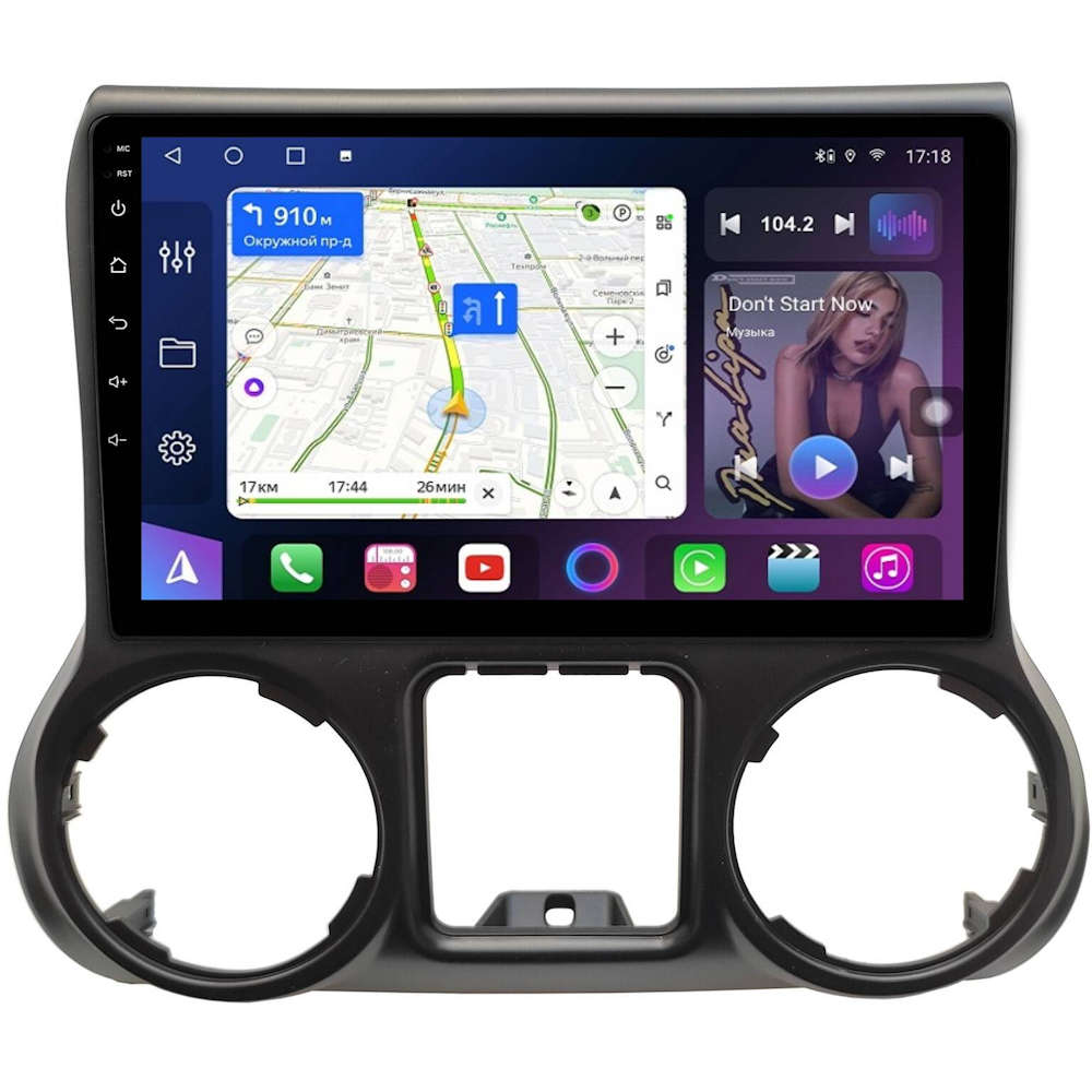 Магнитола для Jeep Wrangler 3 JK 2011-2014 FarCar BM3295M