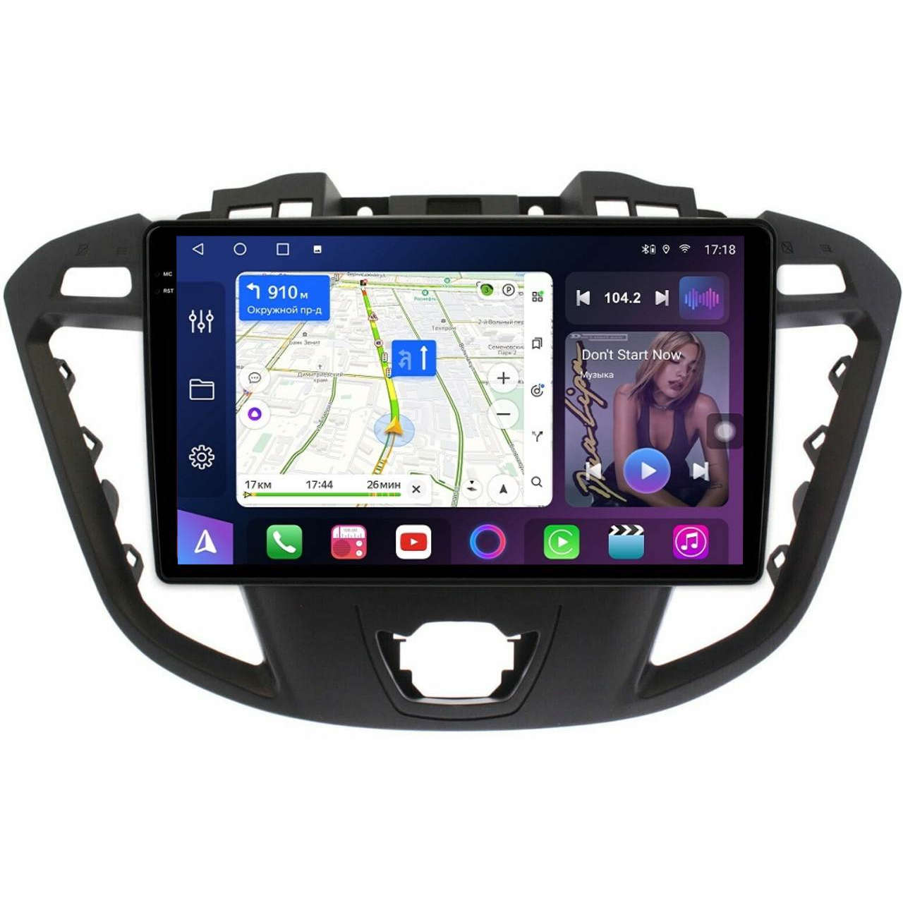 Магнитола FarCar S500 Plus 2K GX/XXL3253M для Ford Transit Custom, Tourneo Custom 2012-2017