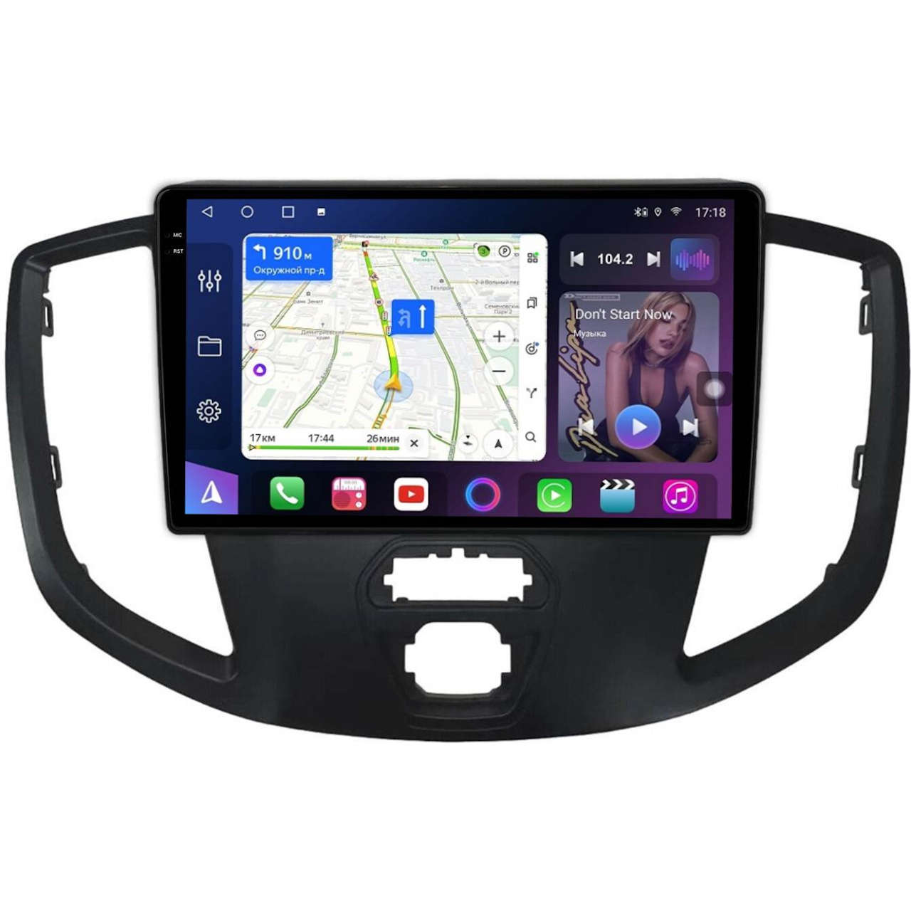 Магнитола FarCar S500 Plus 2K GX/XXL3248M для Ford Transit 2014+