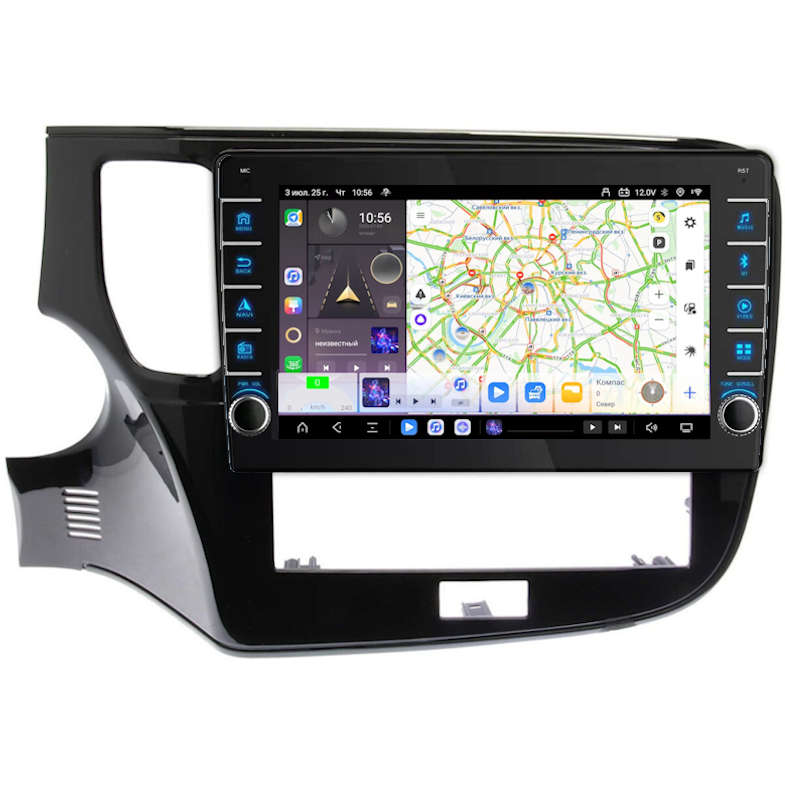 Штатная магнитола с физическими кнопками для Mitsubishi Outlander 3 2012+ Carmedia OL-1573-RQ