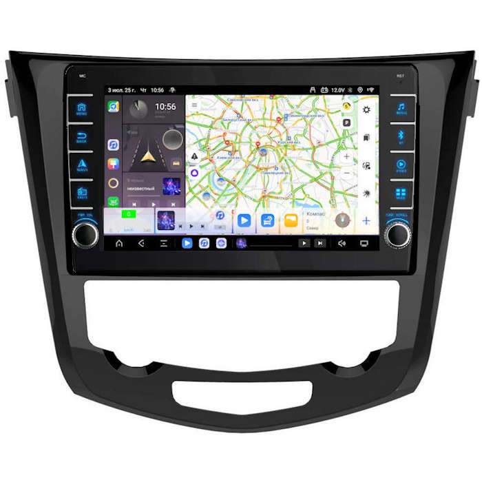 Штатная магнитола с физическими кнопками для Nissan Qashqai II 2014+, X-Trail 2015+ T32 Carmedia OL-1668-RQ