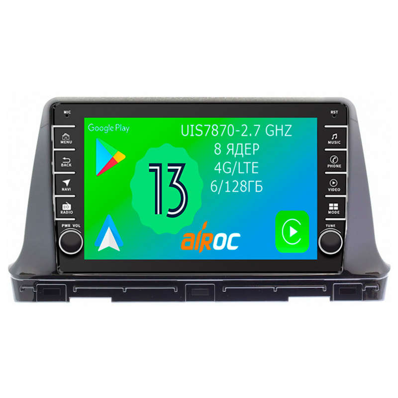 Штатная магнитола с физическими крутилками для KIA Seltos 2019+ Airoc AB-2323