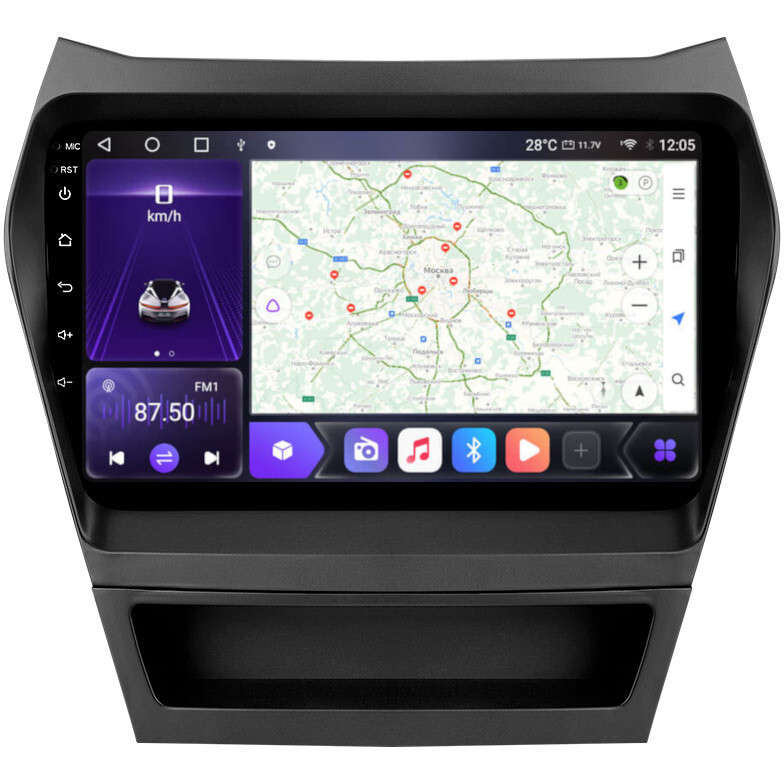 Магнитола Carmedia OL-9703-N для Hyundai Santa Fe 2012+ (DM), Grand Santa Fe 2014+