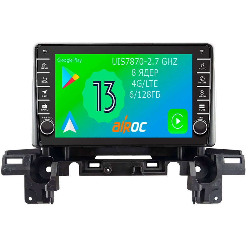 Штатная магнитола с физическими крутилками для Mazda CX-5 2017+ Airoc AB-2420