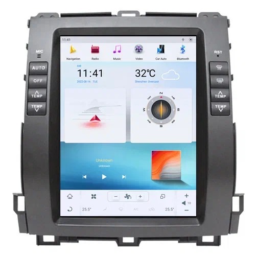 Магнитола Tesla CarMedia ZF-1116-GE Toyota LC Prado 120 2002+ (все комплектации)