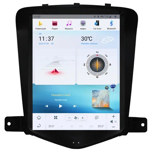 Магнитола Tesla CarMedia ZF-1019-GE Chevrolet Cruze 2009-2012