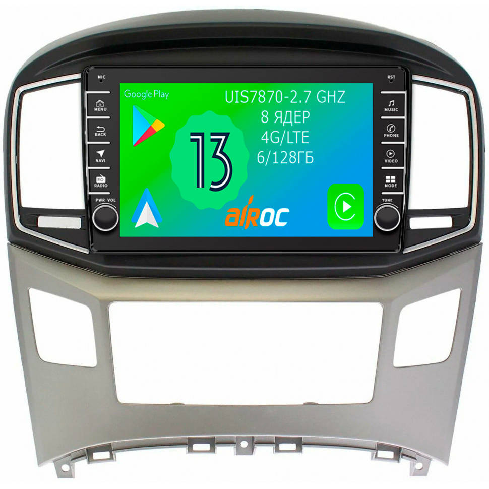 Штатная магнитола с физическими крутилками для Hyundai Grand Starex 1 Рестайлинг / H-1 II Рестайлинг 2015-2019 Airoc AB-2017