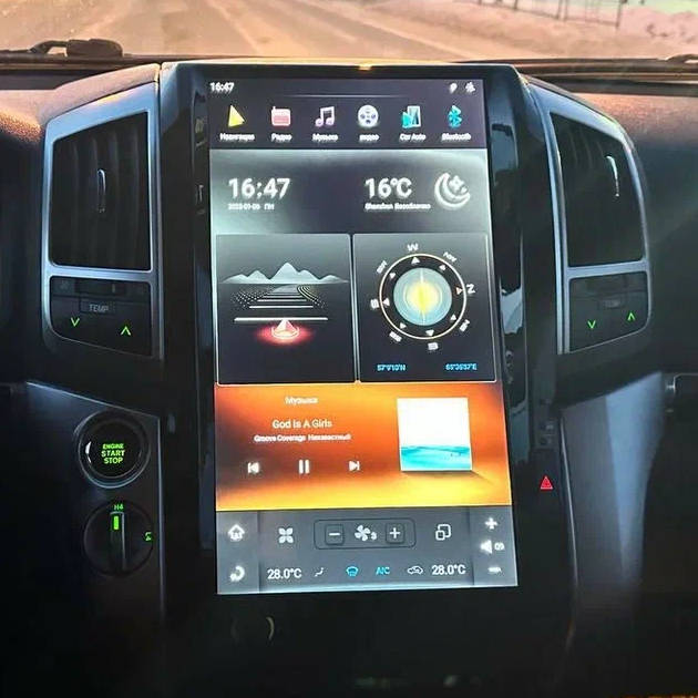 Магнитола Tesla Kuberg ZF-1816-GE Toyota LC 200 2007-2015