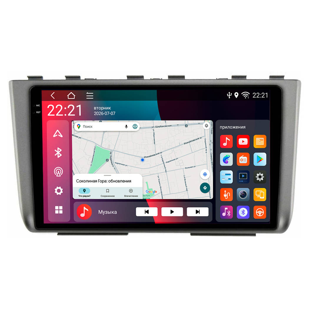 Штатная магнитола FarCar MT3114M для Hyundai Creta 2 2021+