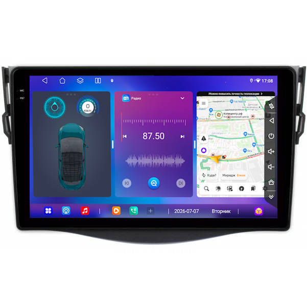 Штатная магнитола FarCar SD018-9M для Toyota RAV4 2005-2014