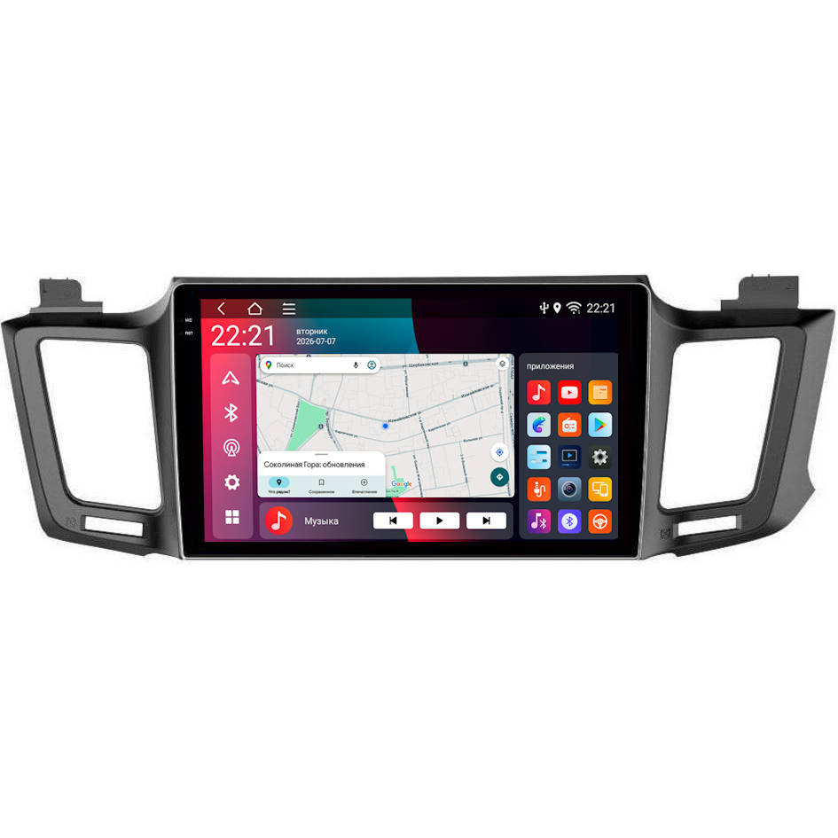 Штатная магнитола FarCar MT468M для Toyota RAV4 2012-2019